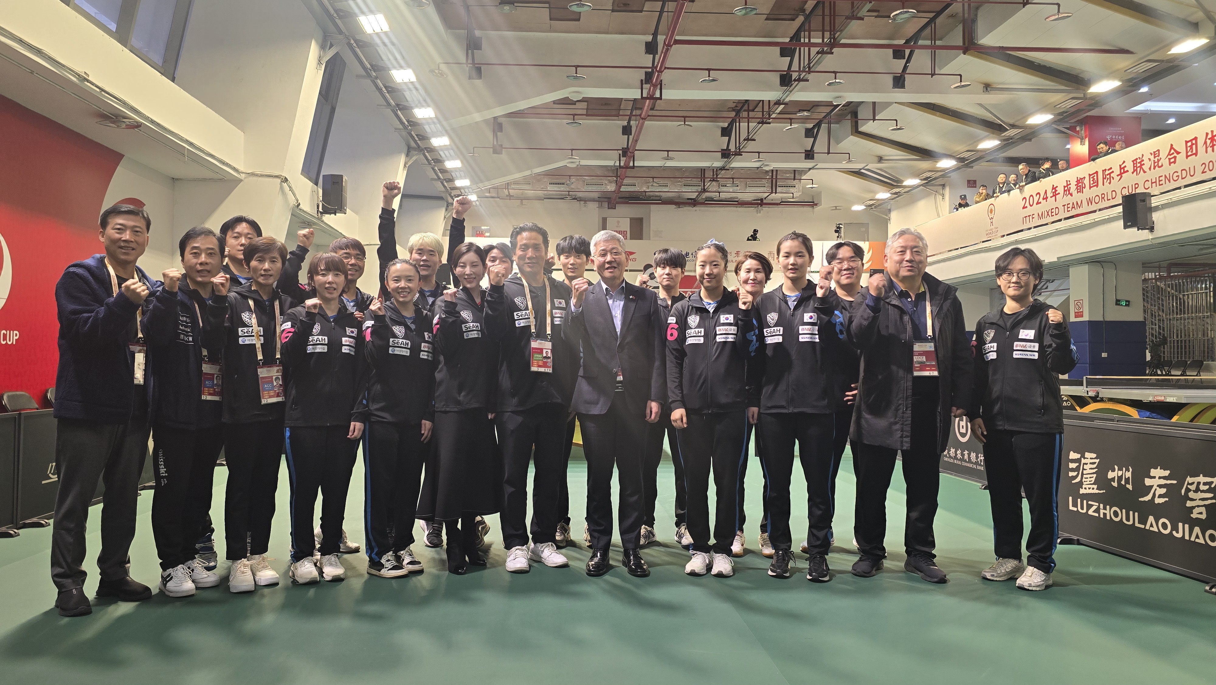 2024 국제탁구연맹(ITTF) 혼성단체 월드컵 참관